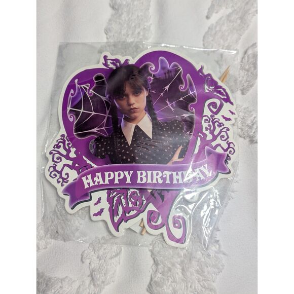 🖤 Wednesday Addams Birthday Party Set + Lunch Bag – NEW - Picture 14 of 15